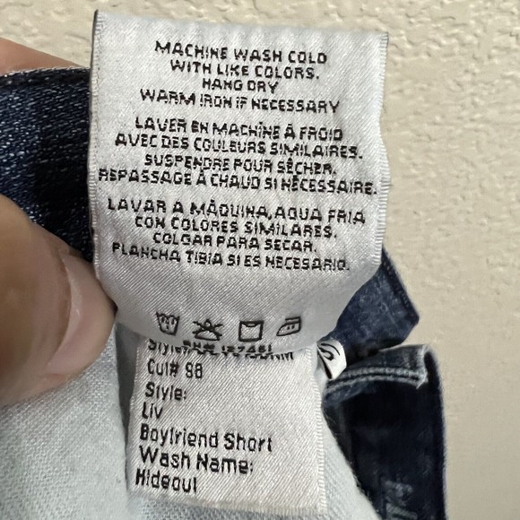 Wildfox Womens Shorts Size 31 Live Boyfriend Short Hideout Distressed L3 - Picture 8 of 8